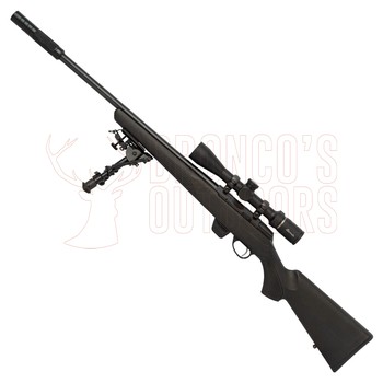 Tikka T1x MTR .22 LR 20" + Burris Droptine Rimfire 3-9x40 Ballistic Plex + 1/2-20 Suppressor