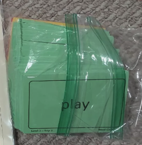 ALL ABOUT READING LEVEL 1 CARDS ONLY COLOR EDITION