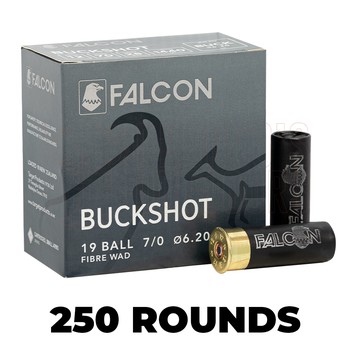 Falcon Buckshot 12g 19 Ball 2¾" 28g 250 Rounds
