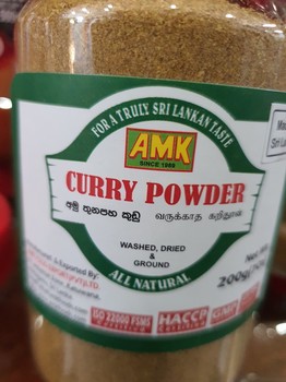 Amk Raw Curry Powder 200g