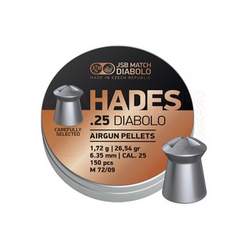 JSB Hades .25Cal-6.35mm/1.720Gr Pkt 300