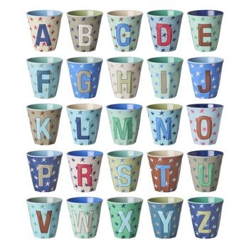 RICE ALPHABET CUPS - MINI STARS