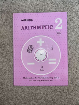 R&S WORKING ARITHMETIC 2  TEACHER'S MANUAL UNITS 3-5