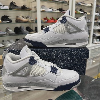 Air Jordan 4 Retro Midnight Navy • Pre-Owned [8663] - view 7