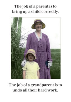 Cath Tate - Photo Captions - GrandParent's Job - CTF1239