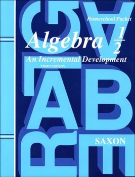 Saxon Algebra 1/2 Answer Key & Tests Third Edition