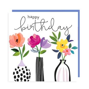 Rosanna Rossi - Happy Birthday - Flowers in vases - FR 107