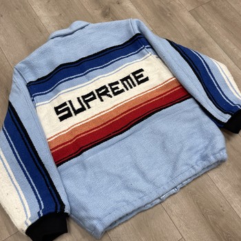 Supreme Tlaxcala Blanket Jacket Light Blue - Pre-Owned - photo 2