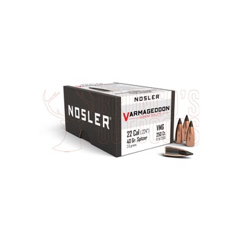 Nosler .22 Cal 40gr Varmageddon FB Tipped (250 Pkt)