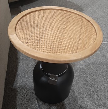 Bohemian Black Accent Table