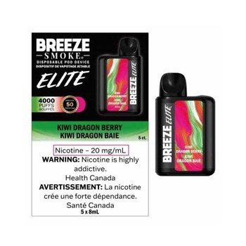 Breeze Elite 4000 - Kiwi Dragon Fruit Berry