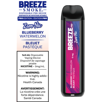 Breeze Pro Zero Nic - Blueberry Watermelon