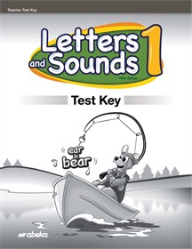USED ABEKA LETTERS AND SOUNDS 1 TEST KEY (5TH EDITION)