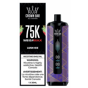 Al Fakher Crown Bar Mega Max 75K - Lush Ice