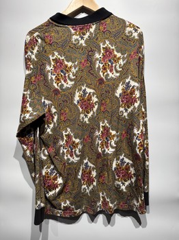 Supreme Paisley L/S Polo White - view 2
