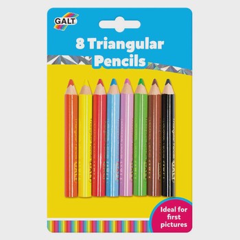 Galt Pencils-Col 8 Triangular A3306G (D)