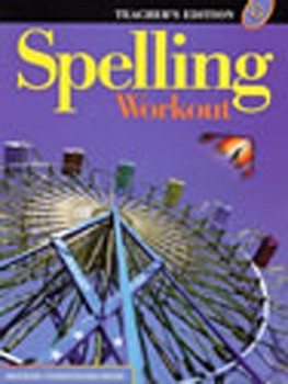 Spelling Workout G, Teacher's Edition