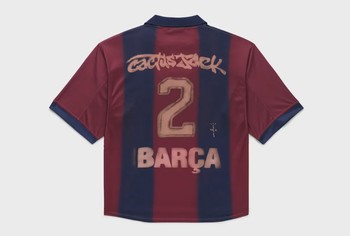 Travis Scott x Nike x FC Barcelona Retro 2000/01 Home Skeleton Jersey Multicolor • Brand New [1669] - view 2