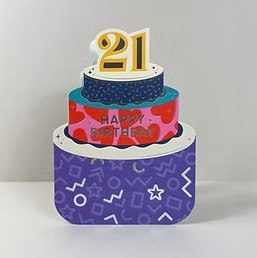 Heyyy Cards -Age 21 - Greeting Card-DCM-001