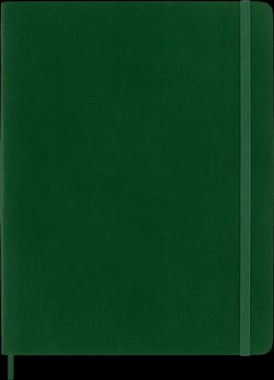 Moleskine - Extra Large Ruled Softcover Notebook Myrtle Green - TA032