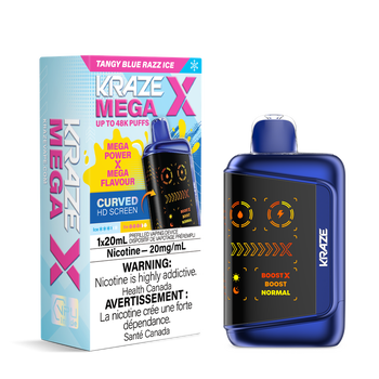 KRAZE Mega X - Tangy Blue Razz Ice