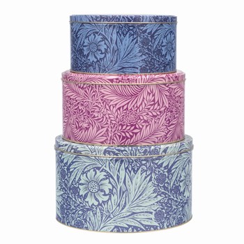WILLIAM MORRIS 'MARIGOLD' ROUND CAKE TIN