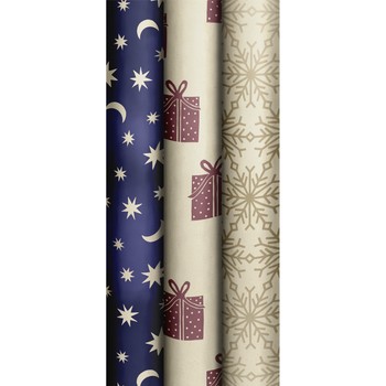 Giftwrap-RW Assort 0.7x2m Lasting Season -2528163099 (D)