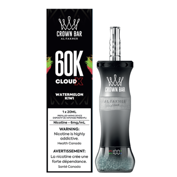 Al Fakher Crown Bar Cloud X 60K - Watermelon Kiwi