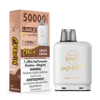 Level X Flavour Beast Cravin' G2 Ultra 50K Pod - Crazy Cocoa