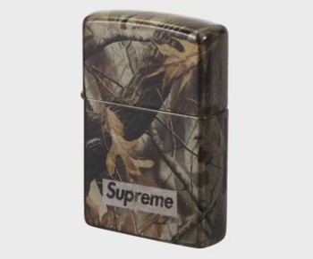 Supreme Camo Logo Zippo Realtree Hardwoods Camo • Brand New [2092] - view 2