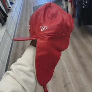 Supreme Leather Earflap Box Logo New Era • Pre-Owned [1848] - view 5