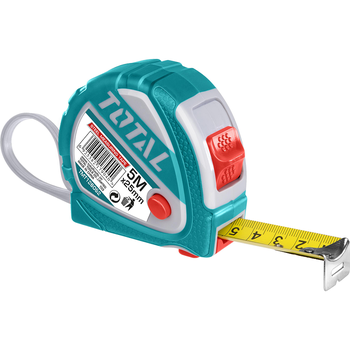 TOTAL - 1" Steel Measuring Tape(Rubber Cover)