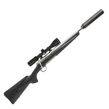 Browning X-Bolt Super Light Carbon .308 Win + Vortex Diamondback 3-9x40mm BDC Riflescope + DPT MK2 Over-Barrel Suppressor M14x1 .30 Cal
