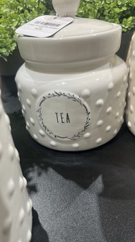 Cottage Core Ceramic Canister Tea sm