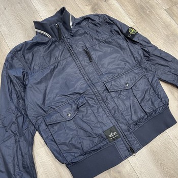 Stone Island Blue Zip Up Sport Jacket - Pre-Owned - view 3