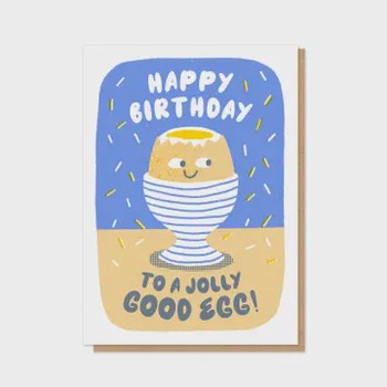 Stormy Knight -Good Egg letterpress card-P&P023