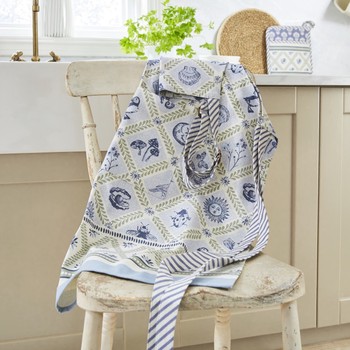 COASTAL TREASURES COTTON APRON