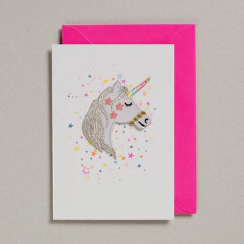 PB-Iron on Patch Unicorn Head - GC-PAT-0010
