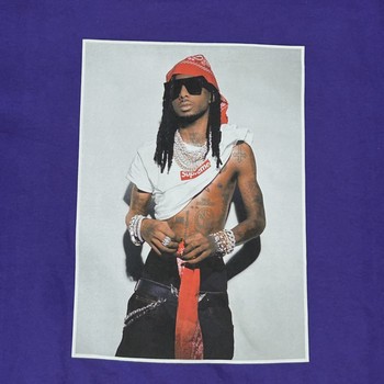 SS25 Supreme Playboi Carti Tee Purple • Brand New [0642] - view 2
