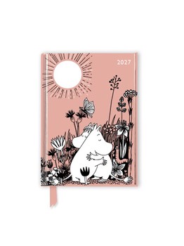 Flame Tree - Moomin Love 2027 Luxury Pocket Diary Planner - Week to View - DIA2027-P07