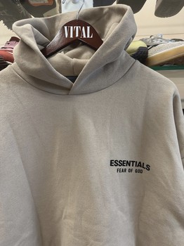 Essentials Tan hoodie • Brand New [8890] - view 2