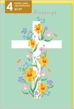 Abacus - Floral Cross - 14973