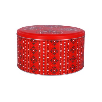 ALPINE RED CAKE TIN