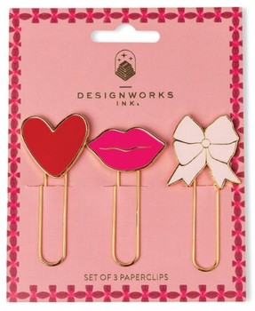 Designworks - Set of 3 Paperclips - Love - PWC-1001EU
