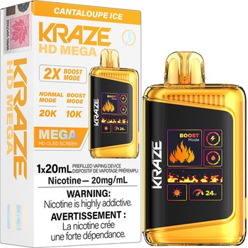 Kraze HD Mega 20K Kraze HD Mega - Cantaloupe Ice