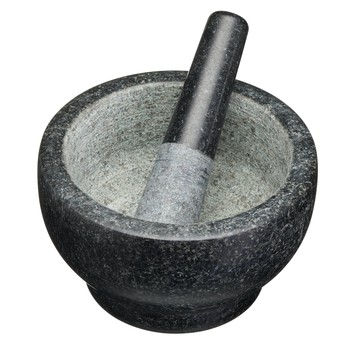 QUARRY GRANITE PESTLE AND MORTAR