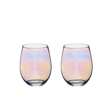 IRIDESCENT TUMBLERS - SET OF 2