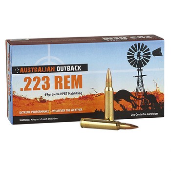 Australian Outback .223 69gr Sierra Matchking