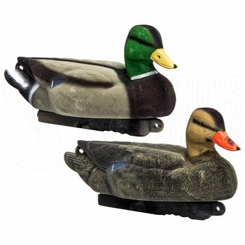 Game on Mallard Flocked Magnum Decoy 6 Pack 20"