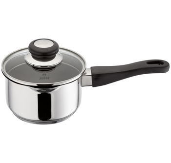 JUDGE VISTA NON STICK DRAINING SAUCEPAN - 14CM